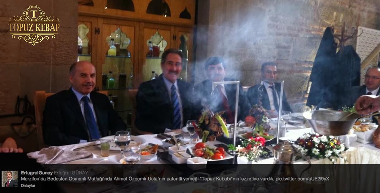 Turizm Bakanımız ve Protokol Topuz Kebab® ‘ın Tadına Vardı.