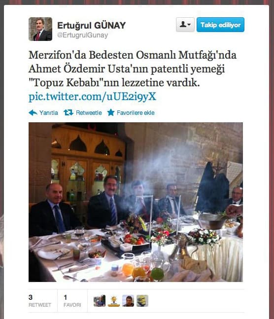 Turizm Bakanımız ve Bölge Protokolü Topuz Kebab® ‘ın Tadına Vardı.